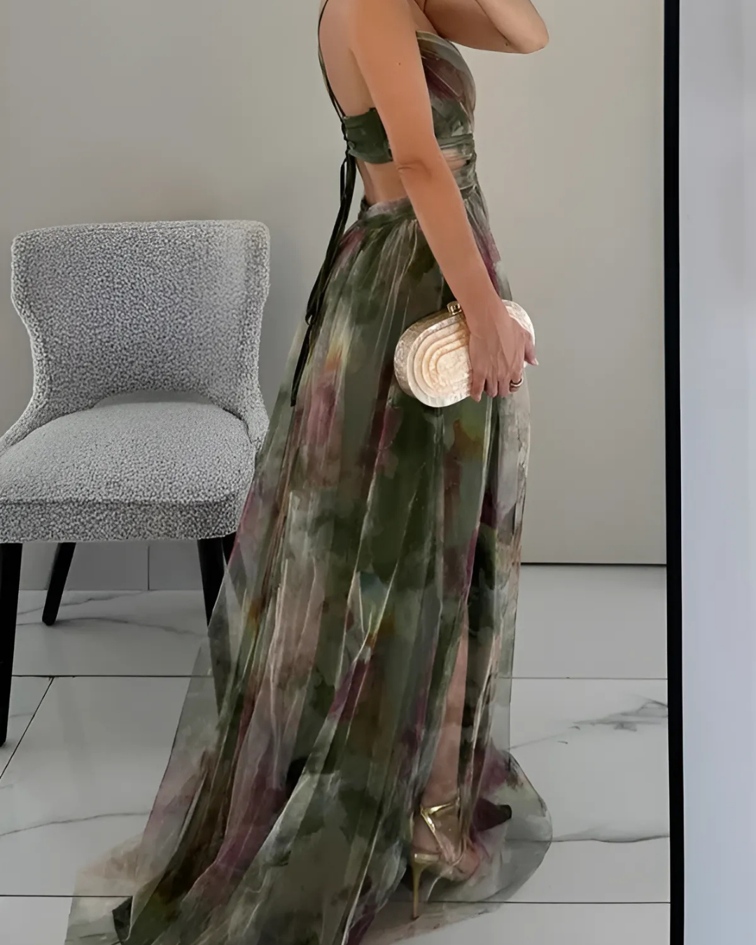 floral dress spaghetti