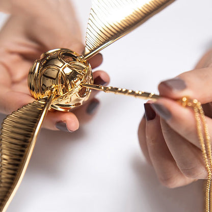 Ring with Golden Winged Orb Box for Movable Jewellery Case