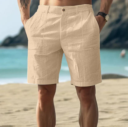 Men's Linen Shorts with Comfortable Fit for Warm Summer Days