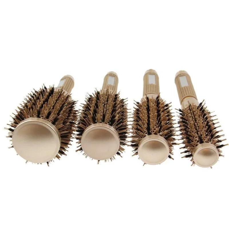 Brush with Professional Round Hair Set for Blow-Drying for Ceramic and Anti-Frizz