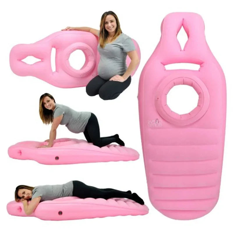 Pillow with Inflatable Pregnancy and Yoga Mat for Ideal for Comfortable Nights and Support