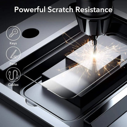 Glass with Iphone Tempered Screen Protector for Full Protection