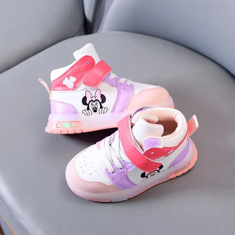 Shoes with Cute Disney LED Kids' Design for Joyful Adventures