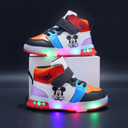 Shoes with Cute Disney LED Kids' Design for Joyful Adventures