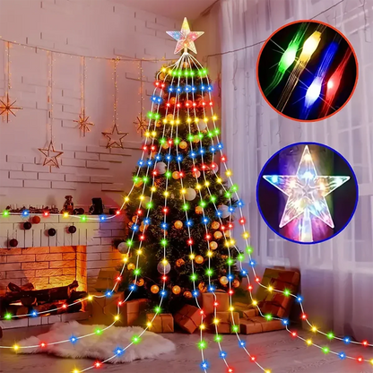 Lights Solar-Powered Christmas Tree for Dazzling Decoration for a Magical Christmas Experience