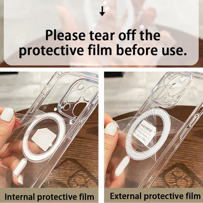 Case Clearcharge Iphone for Wireless Charging with Magsafe