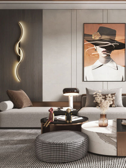contemporary led wall