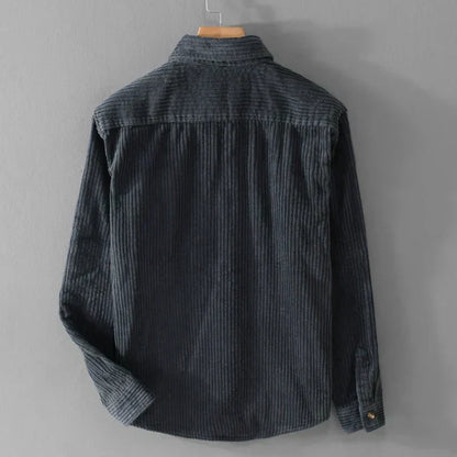 Men's Corduroy Shirt with Comfortable Fit and Timeless Style