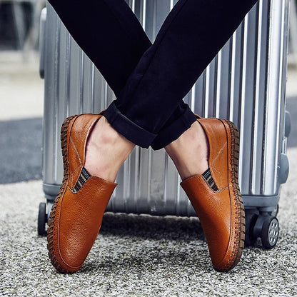 Shoes with Men's Comfortable Slip-on Flexible Sole for Daily Walking Comfort