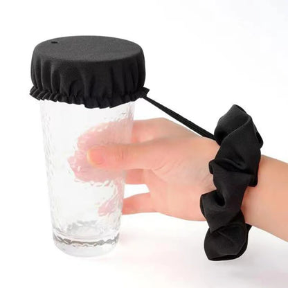 Cover with Elastic Drink Set for Secure Protective Cup Topper