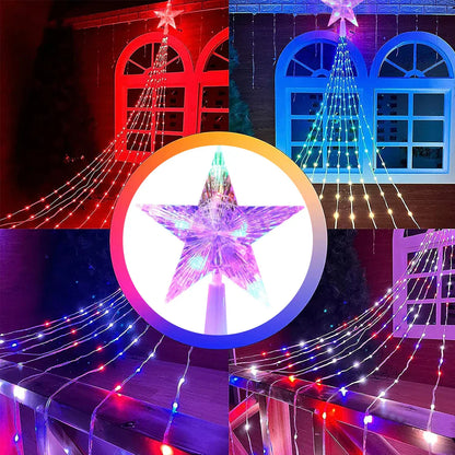 Lights Solar-Powered Christmas Tree for Dazzling Decoration for a Magical Christmas Experience