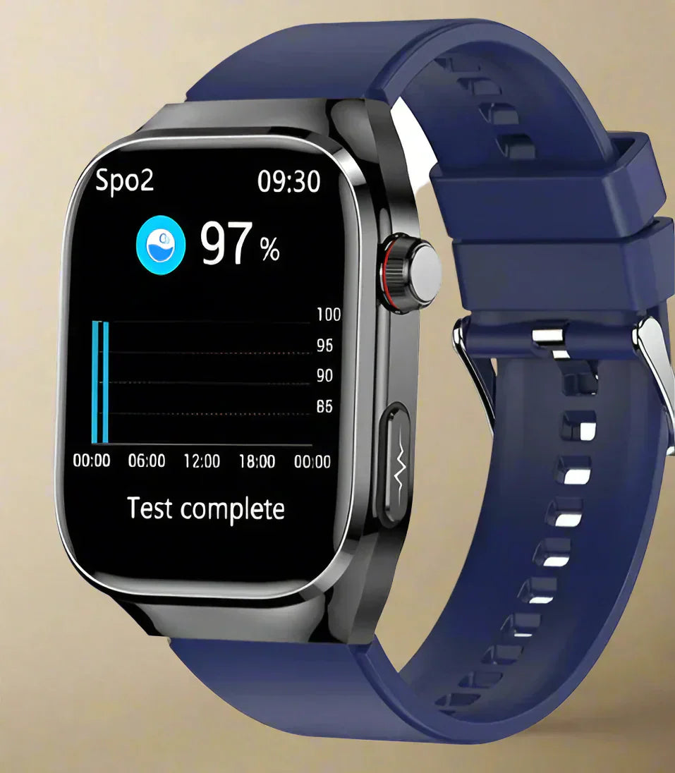 Unisex Smartwatch with ECG Health Monitoring Bluetooth AMOLED Screen
