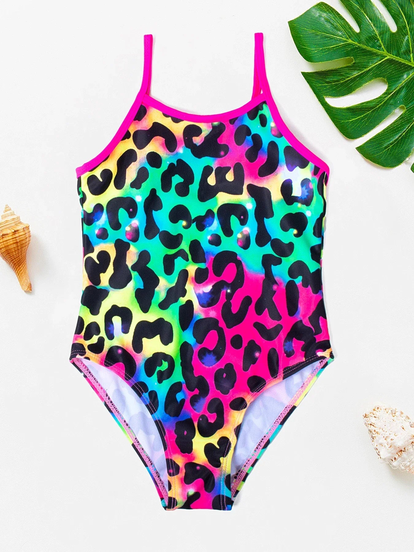 Girls' Swim Outfit with Mermaid and Unicorn Designs for Perfect for Children Aged 4-8 Years