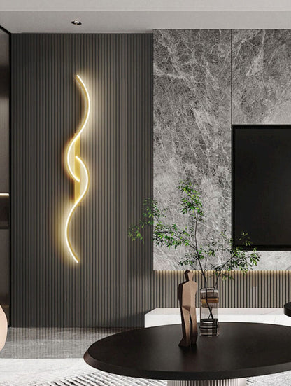 contemporary led wall
