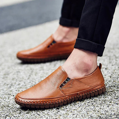 Shoes with Men's Comfortable Slip-on Flexible Sole for Daily Walking Comfort