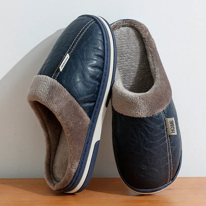 Warmstep Men's Slippers with Closed Heel for Soft and Comfortable