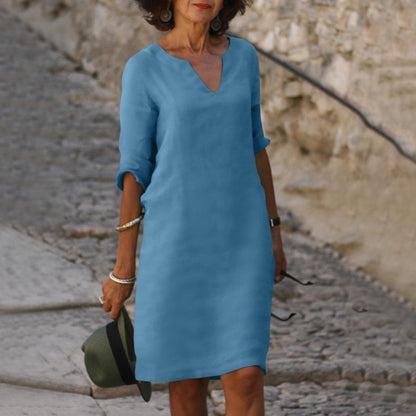 Comfortable Linen Summer Dress for Women for Elegant and Fresh
