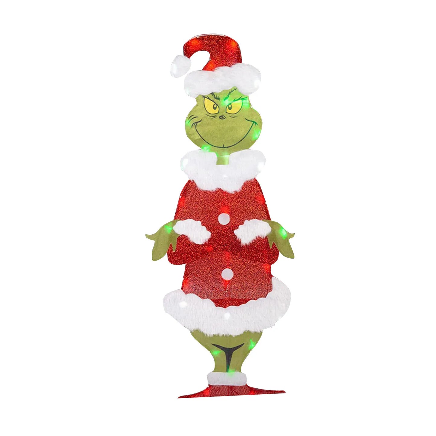 Grinch Christmas Decoration for Cheerful Garden Lights for the Holidays