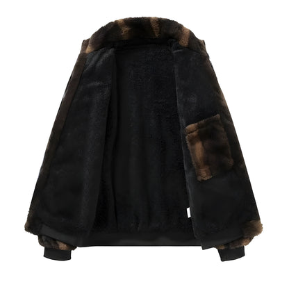 Oversized Women's Bomber Jacket in Faux Fur for Warm, Soft and Statement-Worthy