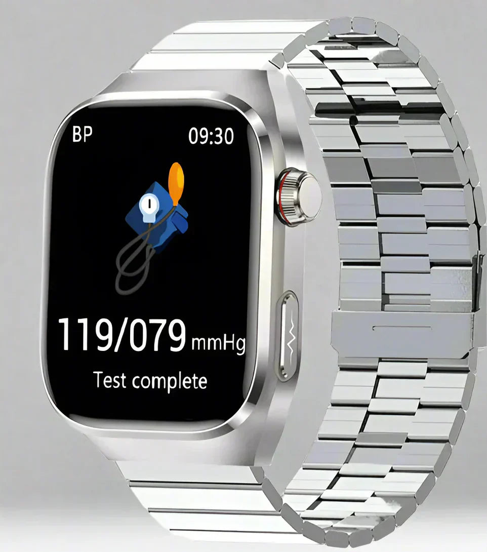 Unisex Smartwatch with ECG Health Monitoring Bluetooth AMOLED Screen