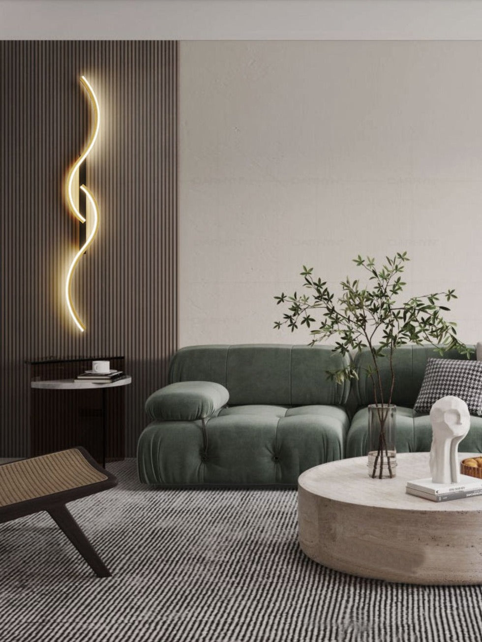 contemporary led wall