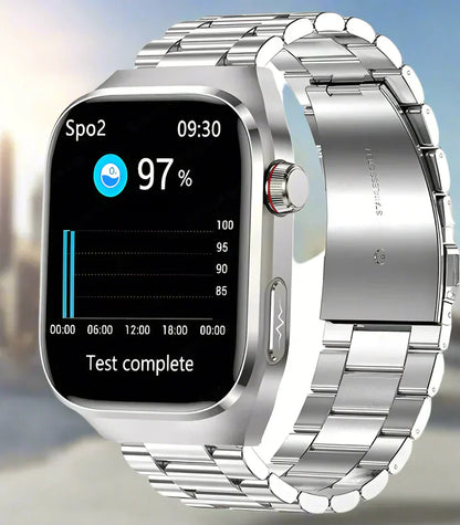Unisex Smartwatch with ECG Health Monitoring Bluetooth AMOLED Screen