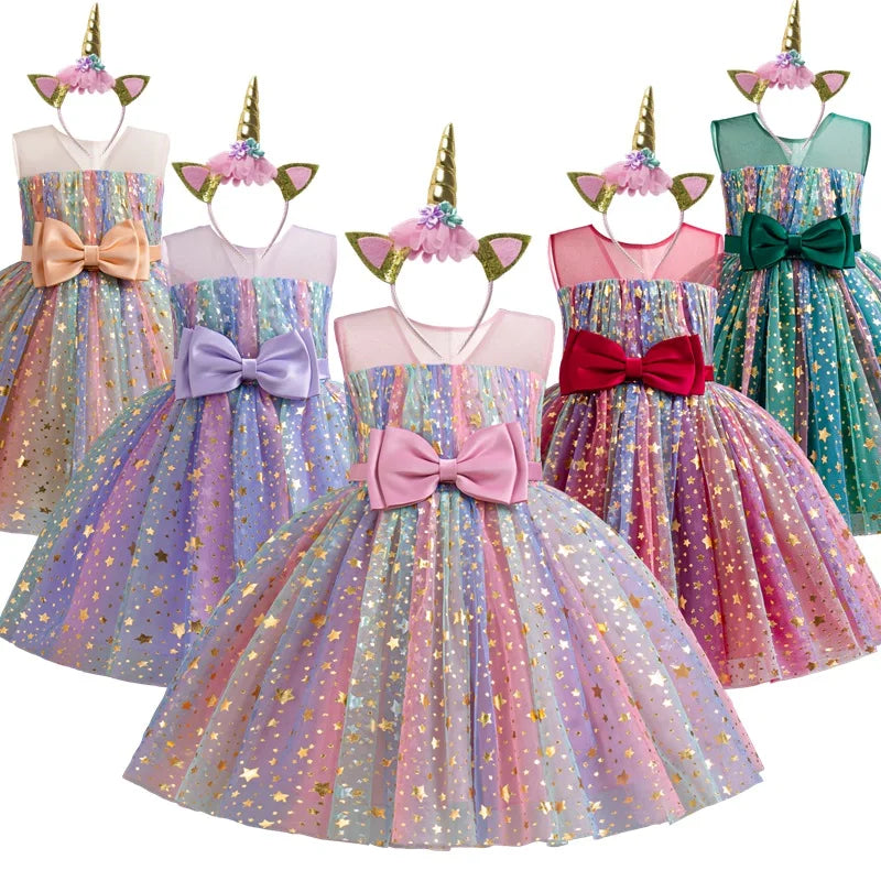 Lieveke Magical Tutu Dress for Colorful Enchanted Dress for Parties