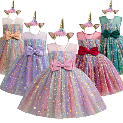 Lieveke Magical Tutu Dress for Colorful Enchanted Dress for Parties