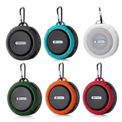 Portable Bluetooth Speaker with Suction Cup for Shower, Travel, and Outdoor Use