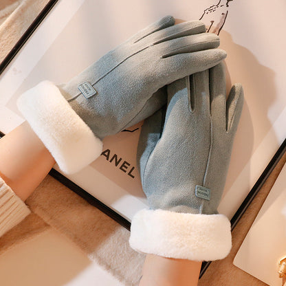 Winter Gloves with Warm and Stylish Design