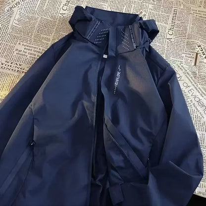 Men's Waterproof Windbreaker with Breathable Design for Lightweight, Protective and Practical