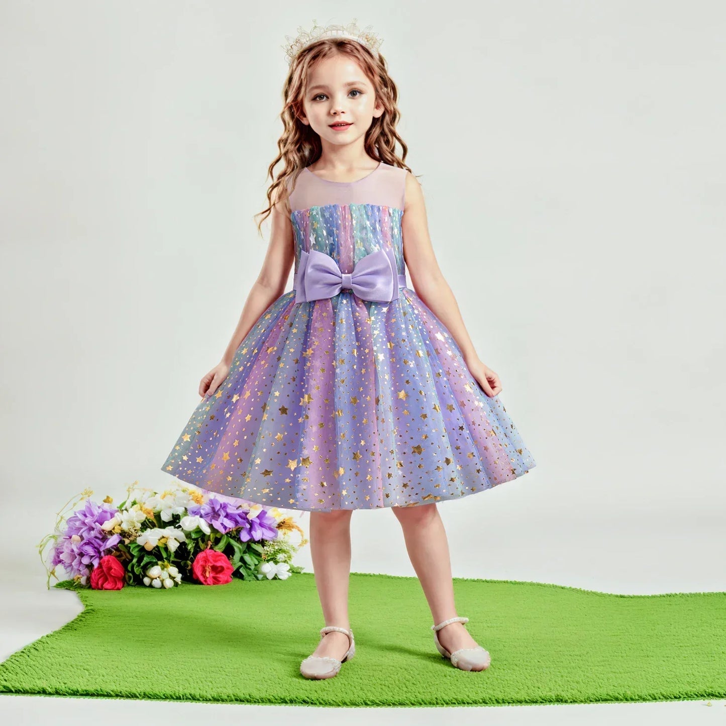 Lieveke Magical Tutu Dress for Colorful Enchanted Dress for Parties