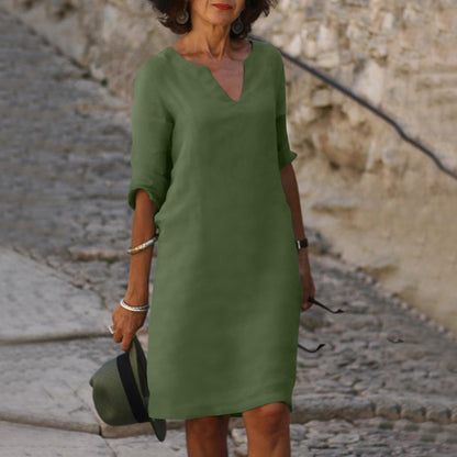 Comfortable Linen Summer Dress for Women for Elegant and Fresh