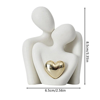 Heartwarming Embrace Figurine for Love and Connection