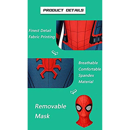 Spider-Man Costume for Superhero Outfit for Kids