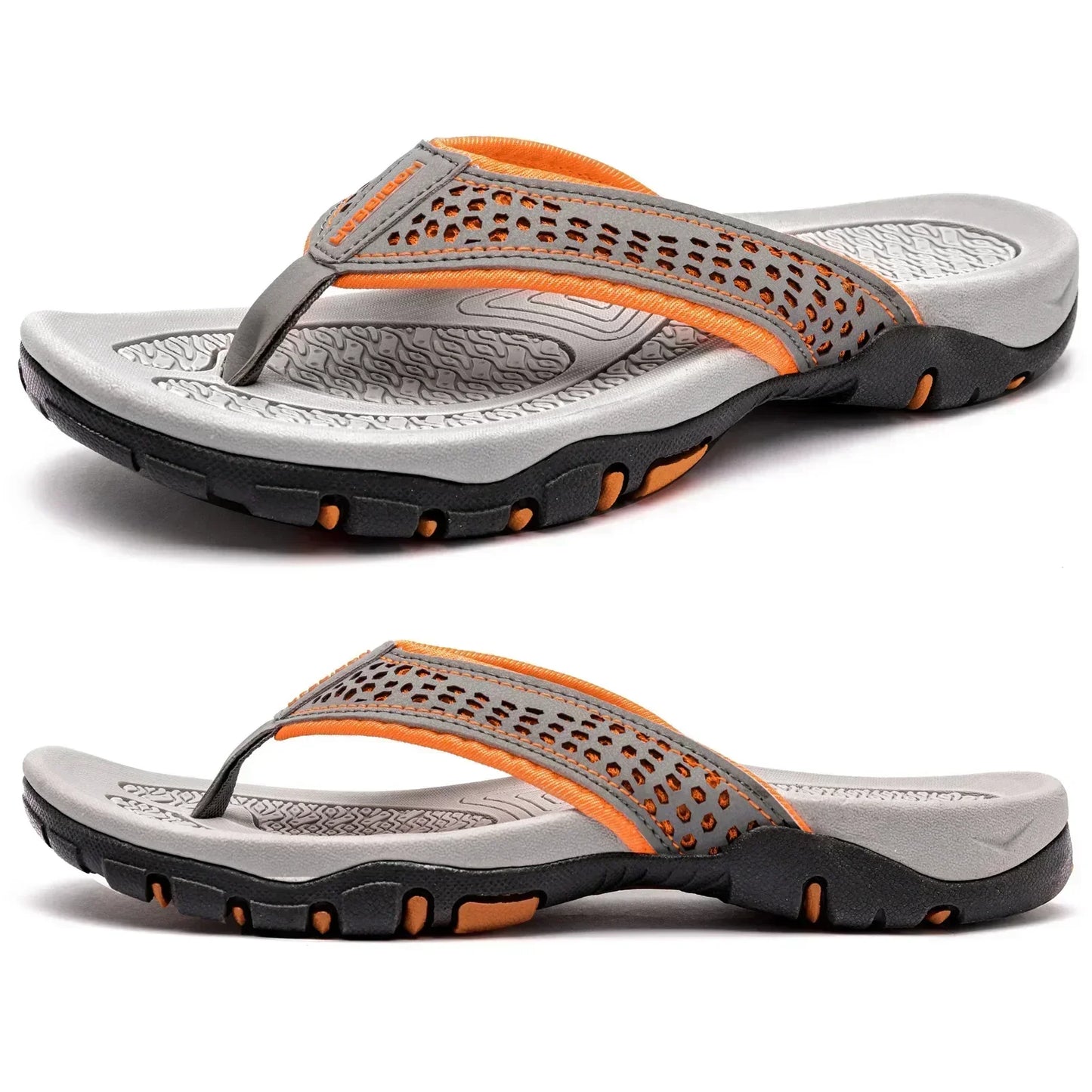 Comfortable Men's Slippers for Cushioning and Ventilation