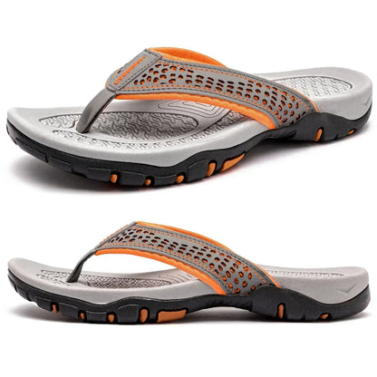 Comfortable Men's Slippers for Cushioning and Ventilation