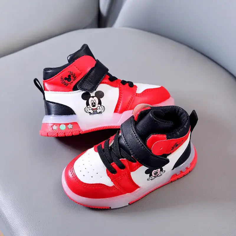 Shoes with Cute Disney LED Kids' Design for Joyful Adventures