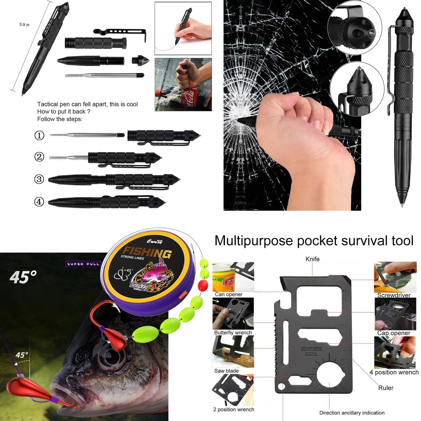 Tactical First Aid Kit for Compact and Complete for Caravans, Camping, and Survival Situations