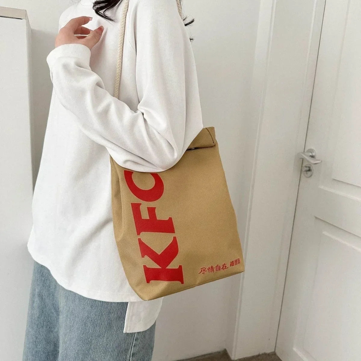 Trendy Fast Food Backpack for Playful and Spacious Bag for Everyone