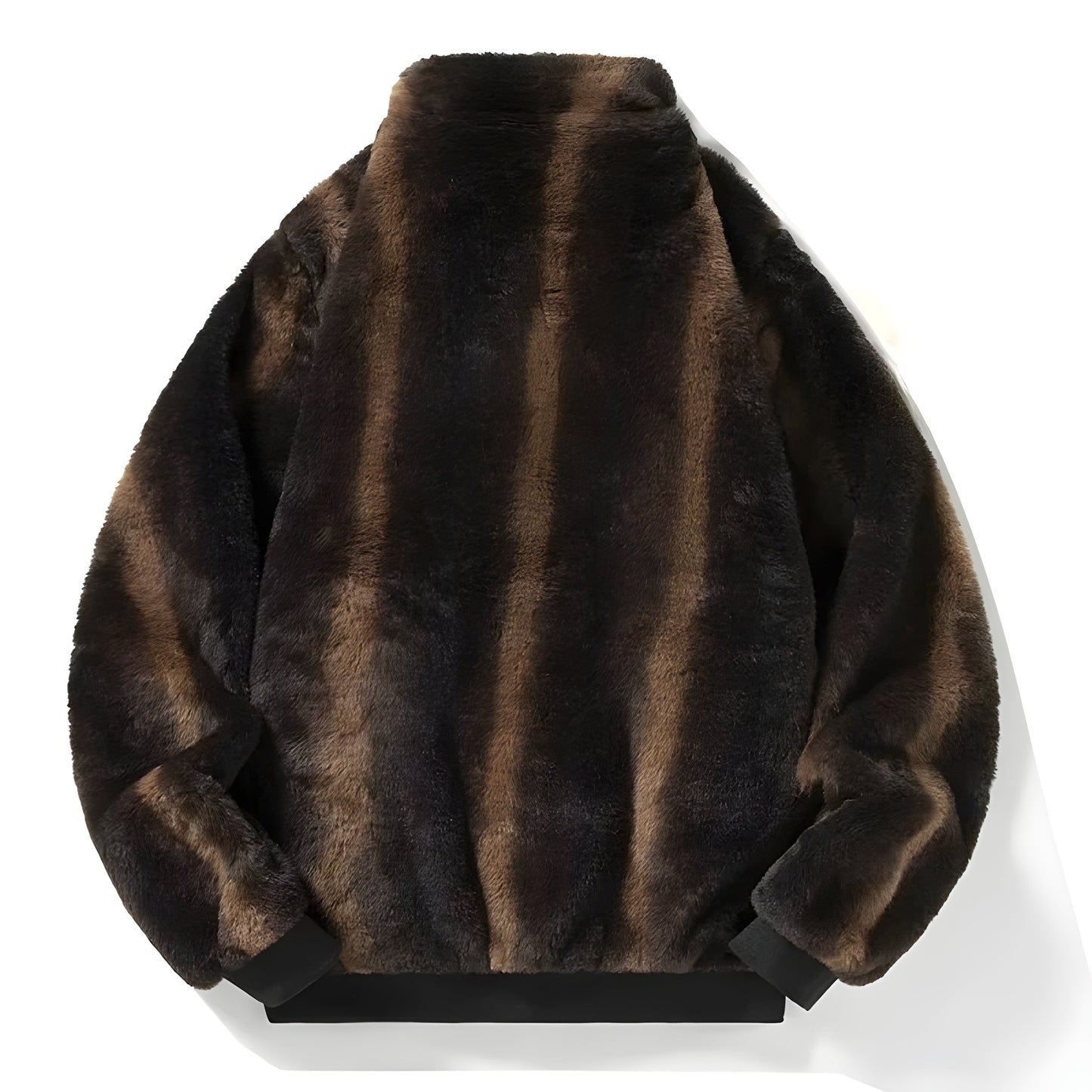 Oversized Women's Bomber Jacket in Faux Fur for Warm, Soft and Statement-Worthy