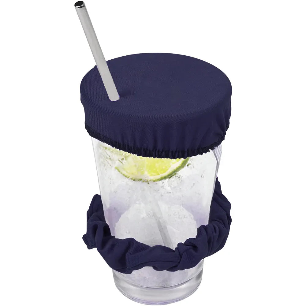 Cover with Elastic Drink Set for Secure Protective Cup Topper
