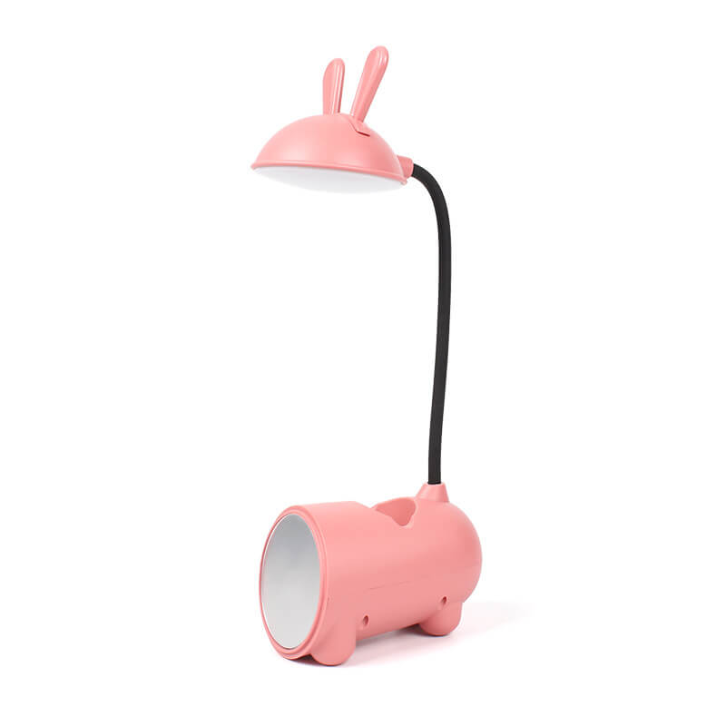 Holder LED Desk Lamp with Rabbit Design and Pen for Touch and Dimmable