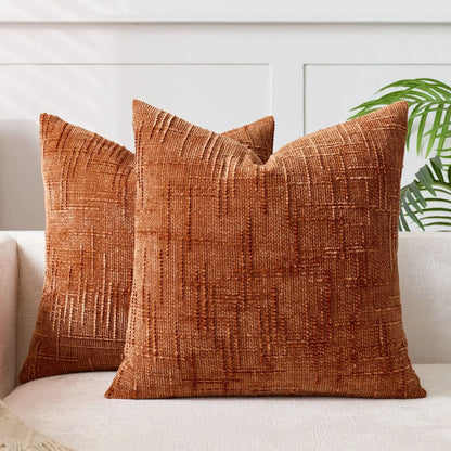 chenille cushion bamboo