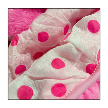 Soft Children's Bathrobe with Ears and Bow for Warm and Comfortable Nightwear