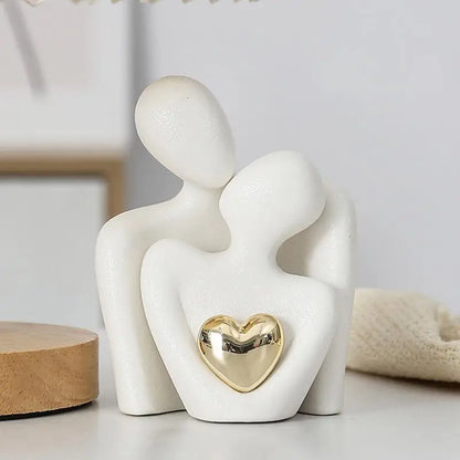 Heartwarming Embrace Figurine for Love and Connection