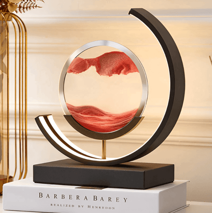 Lamp with Sand Moving Sand and Dimmable LED Lighting for a Relaxing Atmosphere