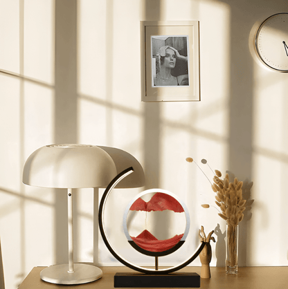 Lamp with Sand Moving Sand and Dimmable LED Lighting for a Relaxing Atmosphere
