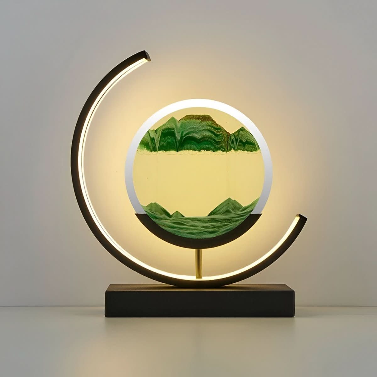 Lamp with Sand Moving Sand and Dimmable LED Lighting for a Relaxing Atmosphere