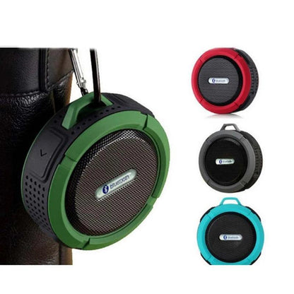Portable Bluetooth Speaker with Suction Cup for Shower, Travel, and Outdoor Use